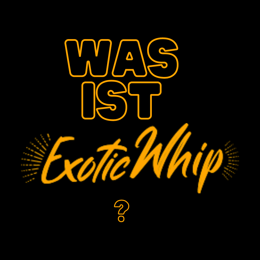 ein schwarzes Bild mit einer gelben Bildüberschrift "Was ist Exotic Whip?" 